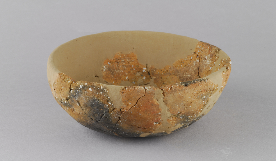 cuenco de barro del yacimiento del Xuquer, València